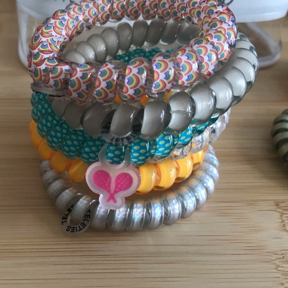 11 Teleties hair ties + zippered pouch - Picture 4 of 4